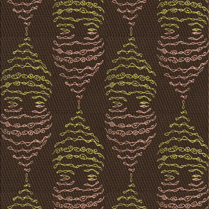 Patterned Oak Brown Rug, pat2400brn