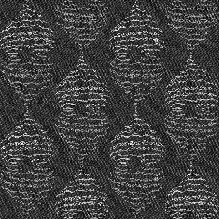 Round Machine Washable Transitional Ash Gray Rug, wshpat2400gry