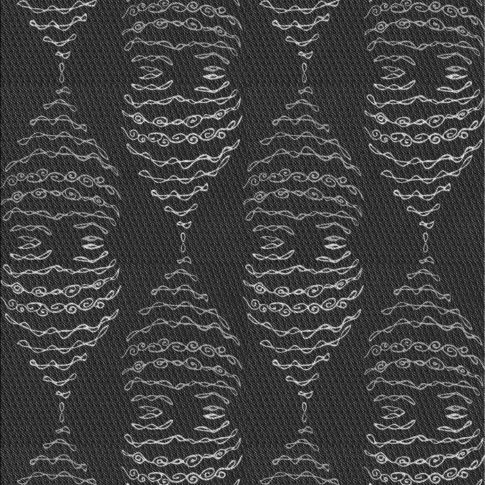 Patterned Ash Gray Rug, pat2400gry