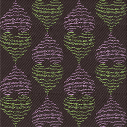 Square Patterned Mid Gray Novelty Rug, pat2400
