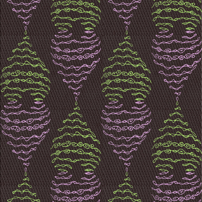 Patterned Mid Gray Novelty Rug, pat2400