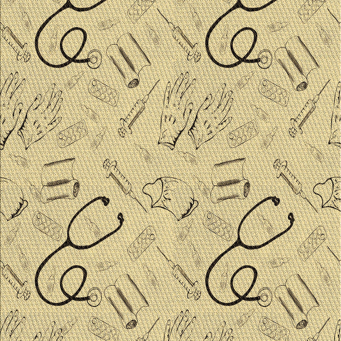 Patterned Brass Green Rug, pat2402brn