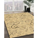 Machine Washable Transitional Caramel Brown Rug in a Family Room, wshpat2402org