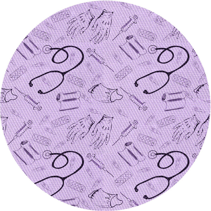 Square Machine Washable Transitional Blossom Pink Rug in a Living Room, wshpat2402pur