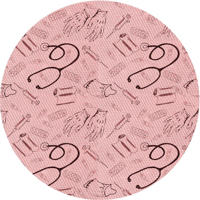 Square Machine Washable Transitional Red Rug in a Living Room, wshpat2402rd