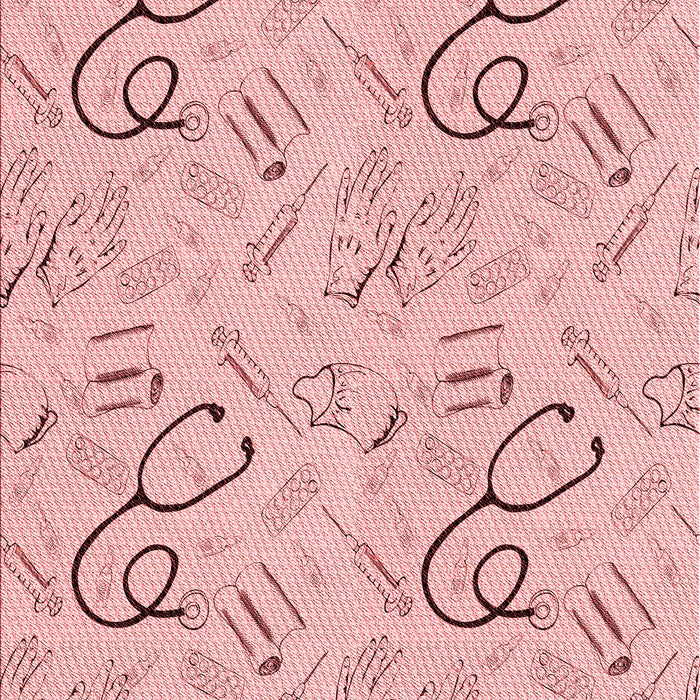 Patterned Red Rug, pat2402rd