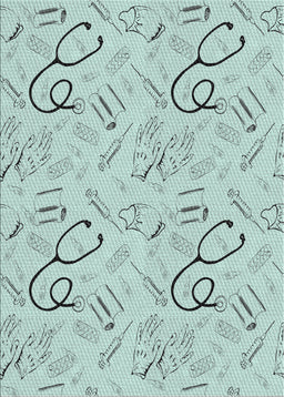 Machine Washable Transitional Light Slate Blue Rug, wshpat2402