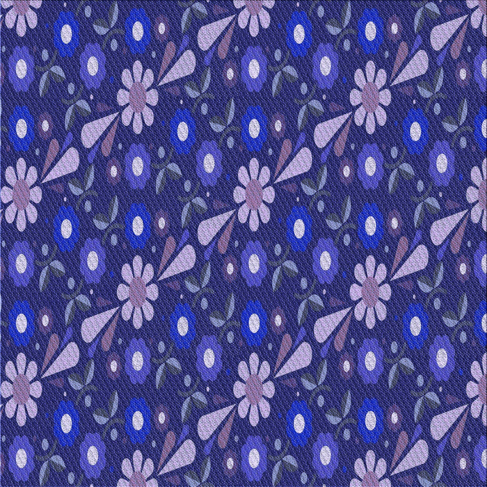 Round Machine Washable Transitional Medium Slate Blue Rug, wshpat2403blu