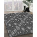 Machine Washable Transitional Gray Rug in a Family Room, wshpat2403gry