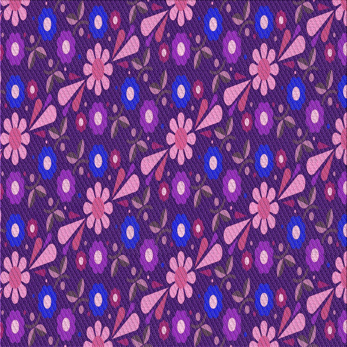 Round Machine Washable Transitional Bright Purple Rug, wshpat2403pur