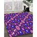 Machine Washable Transitional Bright Purple Rug in a Family Room, wshpat2403pur