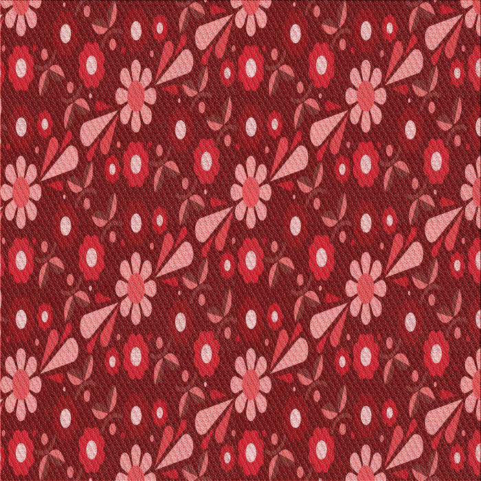 Round Machine Washable Transitional Red Rug, wshpat2403rd