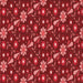 Round Machine Washable Transitional Red Rug, wshpat2403rd