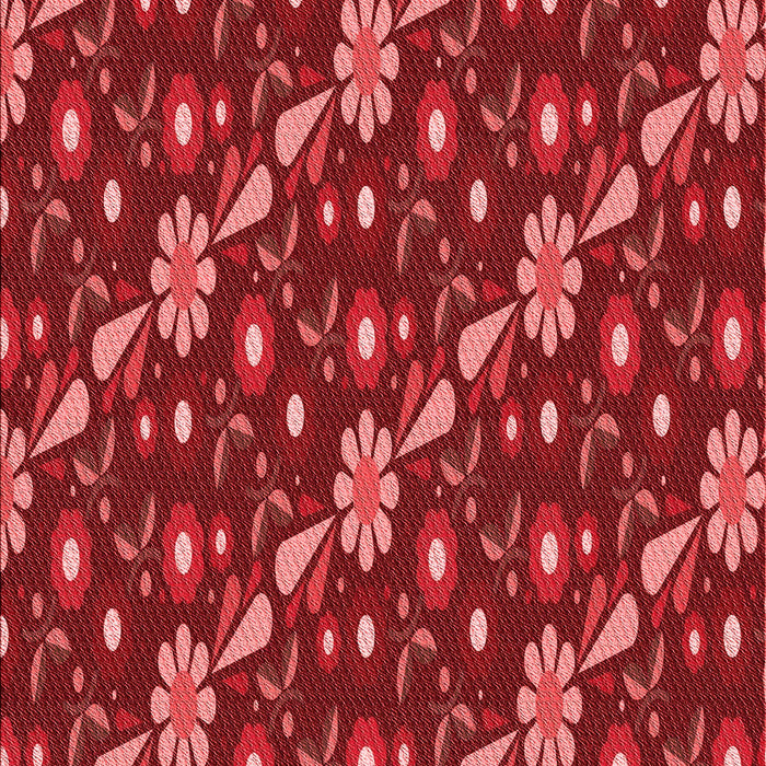 Machine Washable Transitional Red Rug, wshpat2403rd