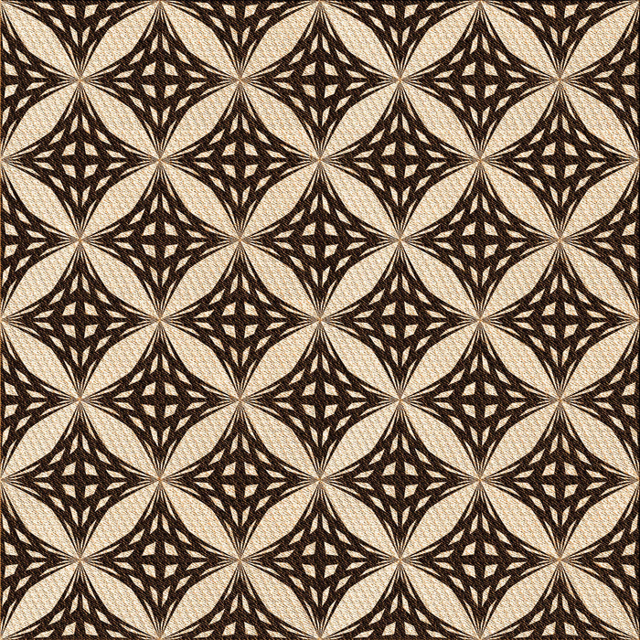 Round Patterned Red Rug, pat2404org