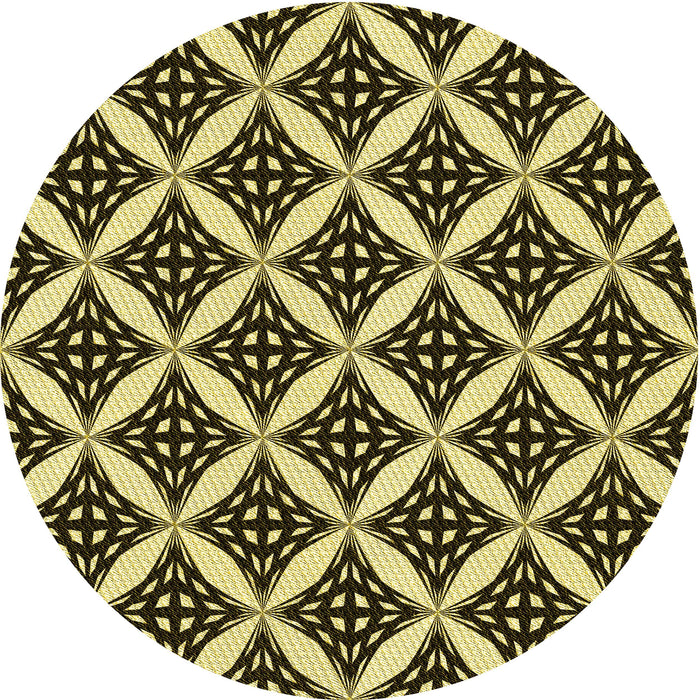 Square Patterned Midnight Gray Rug, pat2404yw