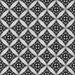 Square Patterned Light Gray Novelty Rug, pat2404