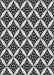 Patterned Light Gray Novelty Rug, pat2404