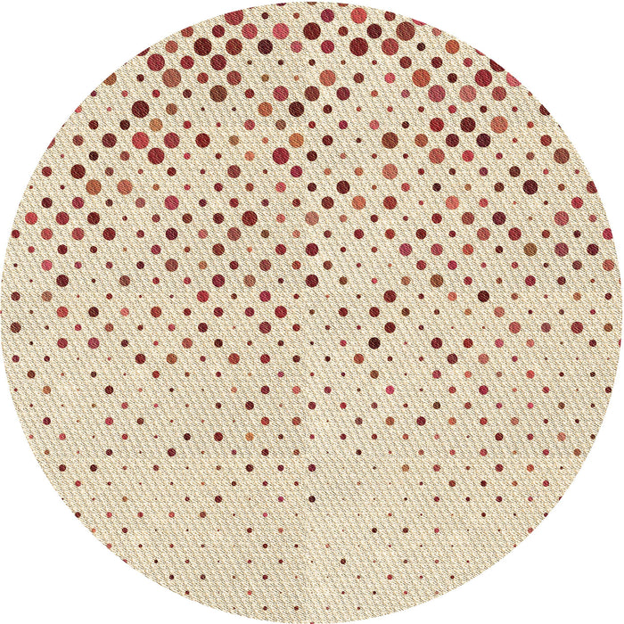Square Patterned Moccasin Beige Rug, pat2405brn