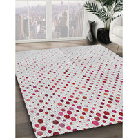 Patterned Off-White Novelty Rug, pat2405