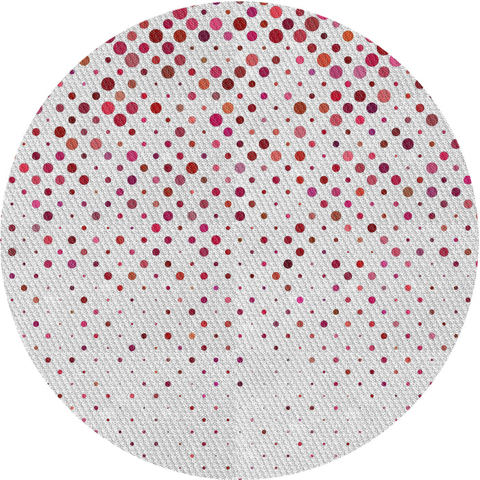 Sideview of Patterned Off-White Novelty Rug, pat2405