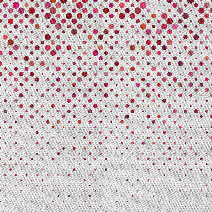 Square Patterned Off-White Novelty Rug, pat2405