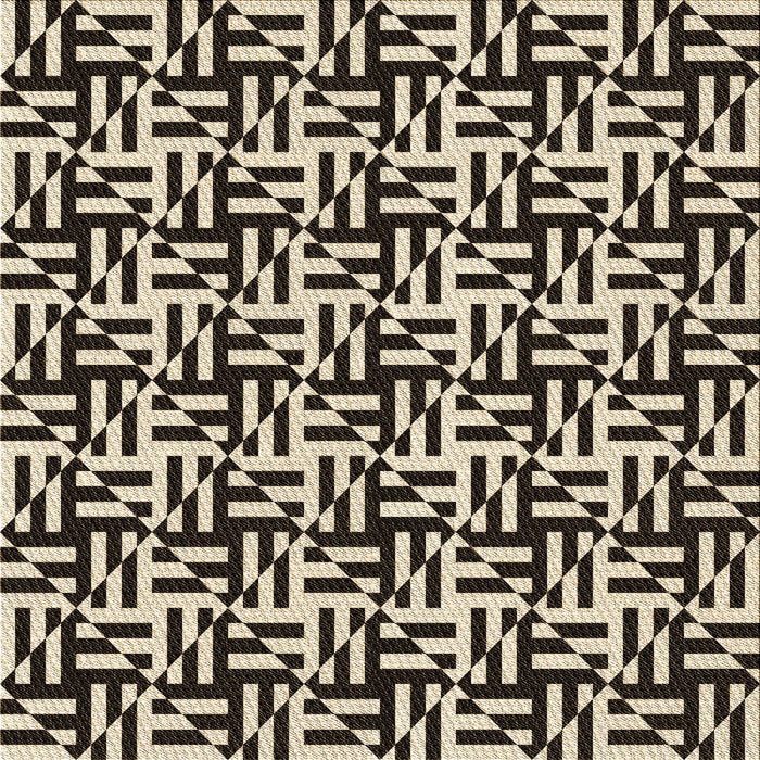 Round Patterned Midnight Gray Rug, pat2406brn