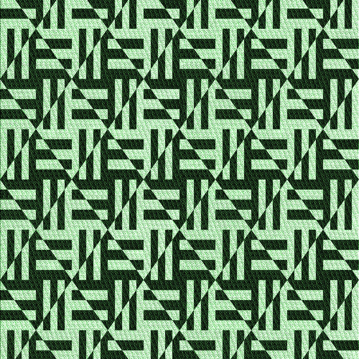 Machine Washable Transitional Light Green Rug, wshpat2406grn