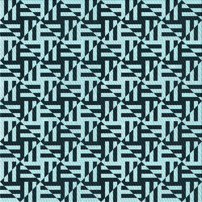 Round Patterned Blue Rug, pat2406lblu