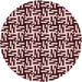 Square Patterned Baby Pink Rug, pat2406rd