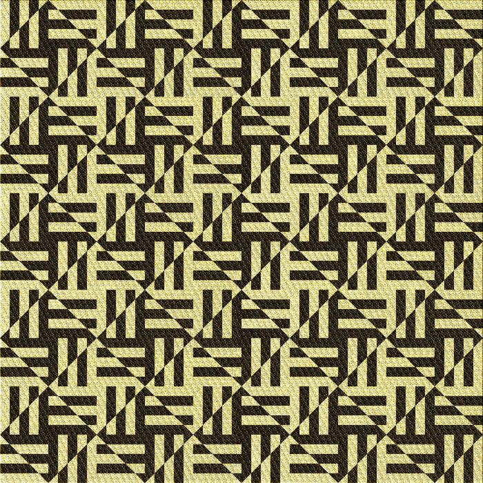 Round Patterned Black Brown Rug, pat2406yw