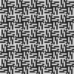 Square Patterned Light Gray Novelty Rug, pat2406