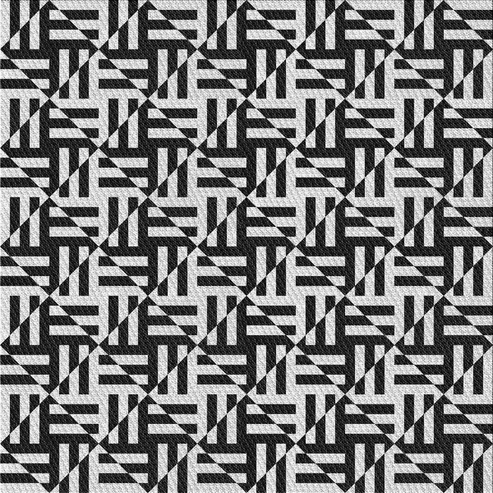 Square Patterned Light Gray Novelty Rug, pat2406