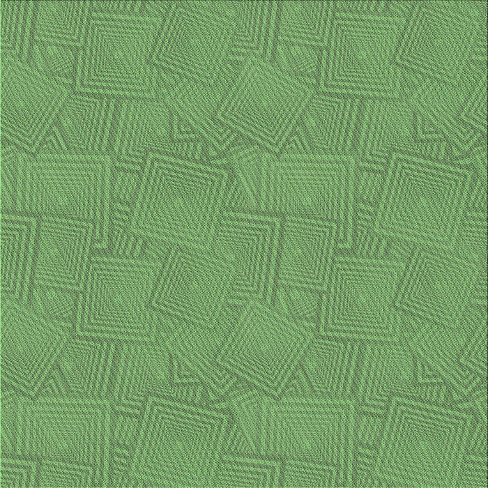 Round Machine Washable Transitional Green Rug, wshpat2407grn