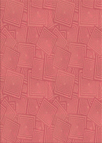 Machine Washable Transitional Tomato Red Rug, wshpat2407org