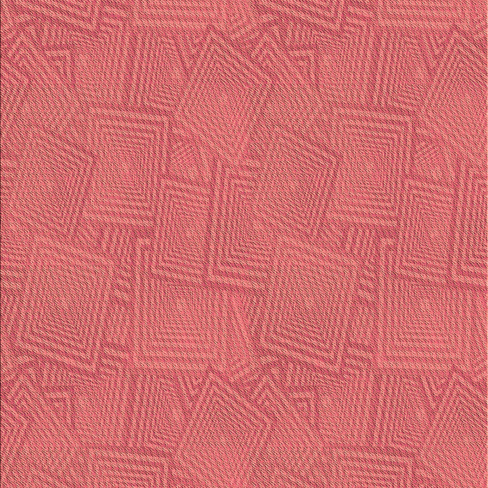 Patterned Tomato Red Rug, pat2407org