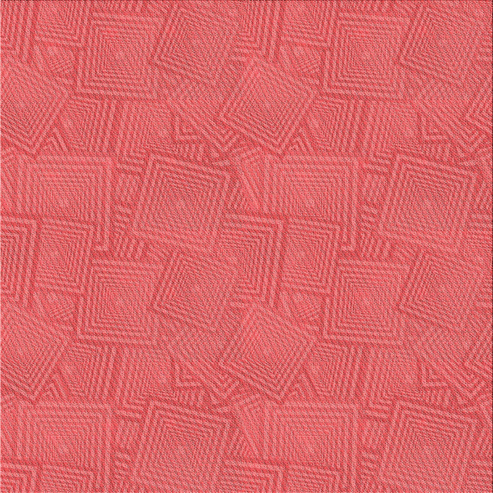 Round Patterned Red Rug, pat2407rd