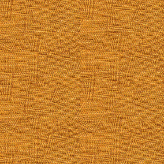 Round Patterned Orange Red Orange Rug, pat2407yw