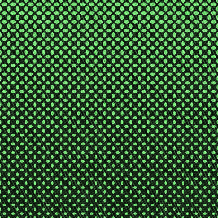 Round Patterned Black Rug, pat2408grn