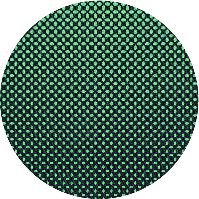 Square Patterned Black Rug, pat2408lblu