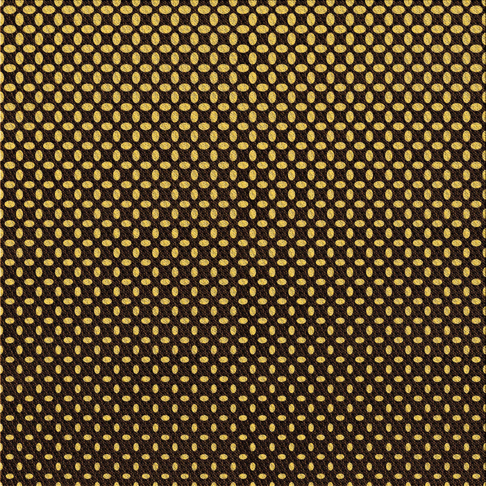 Round Patterned Black Brown Rug, pat2408org