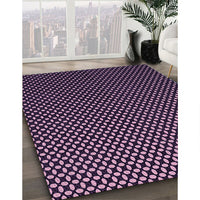 Patterned Orchid Purple Rug, pat2408pur