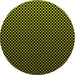 Square Patterned Pistachio Green Rug, pat2408yw