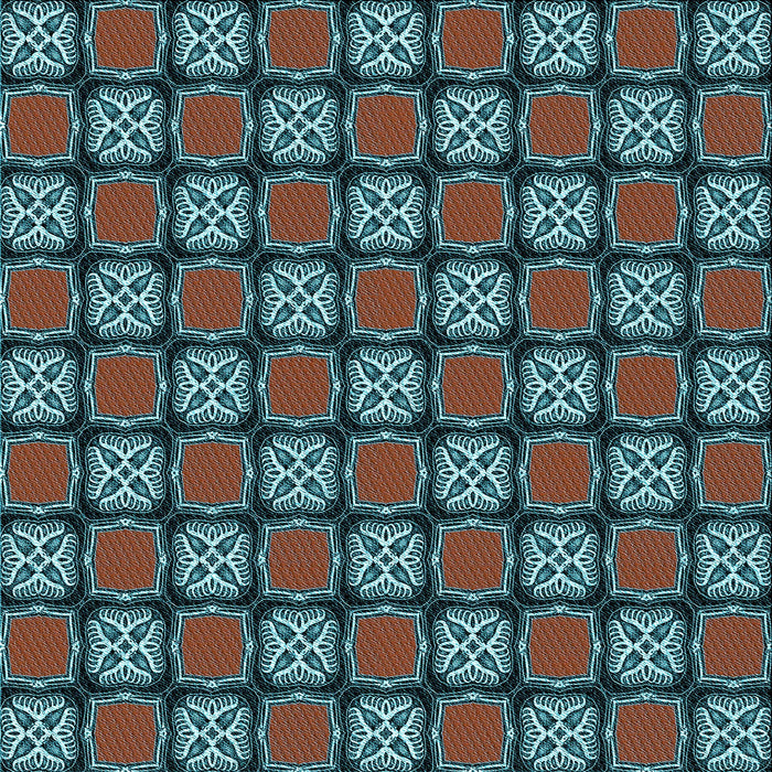 Round Patterned Burgundy Brown Rug, pat2409lblu