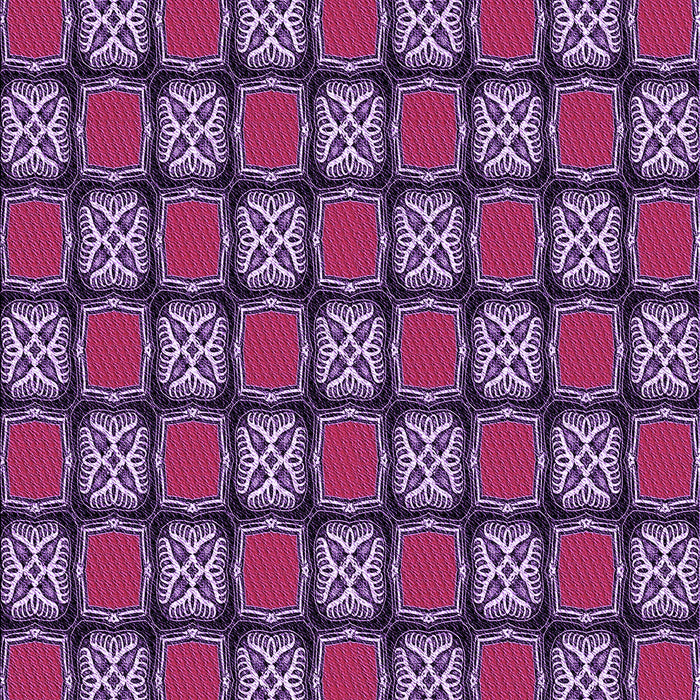 Patterned Lilac Purple Rug, pat2409pur