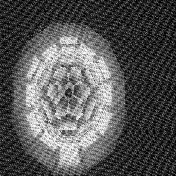 Round Machine Washable Transitional Midnight Gray Rug, wshpat241gry