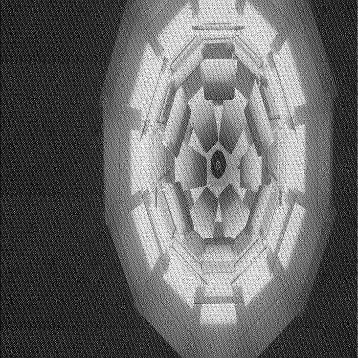 Patterned Midnight Gray Rug, pat241gry