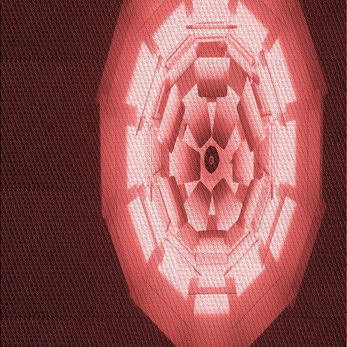 Patterned Maroon Red Rug, pat241rd