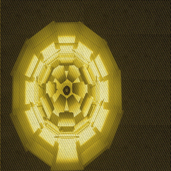 Round Patterned Black Brown Rug, pat241yw