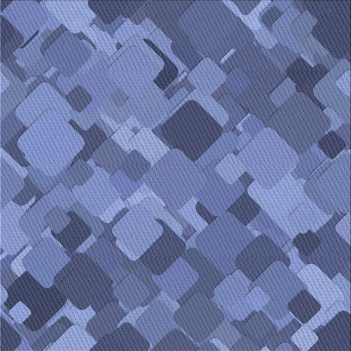 Round Machine Washable Transitional Sky Blue Rug, wshpat2410blu